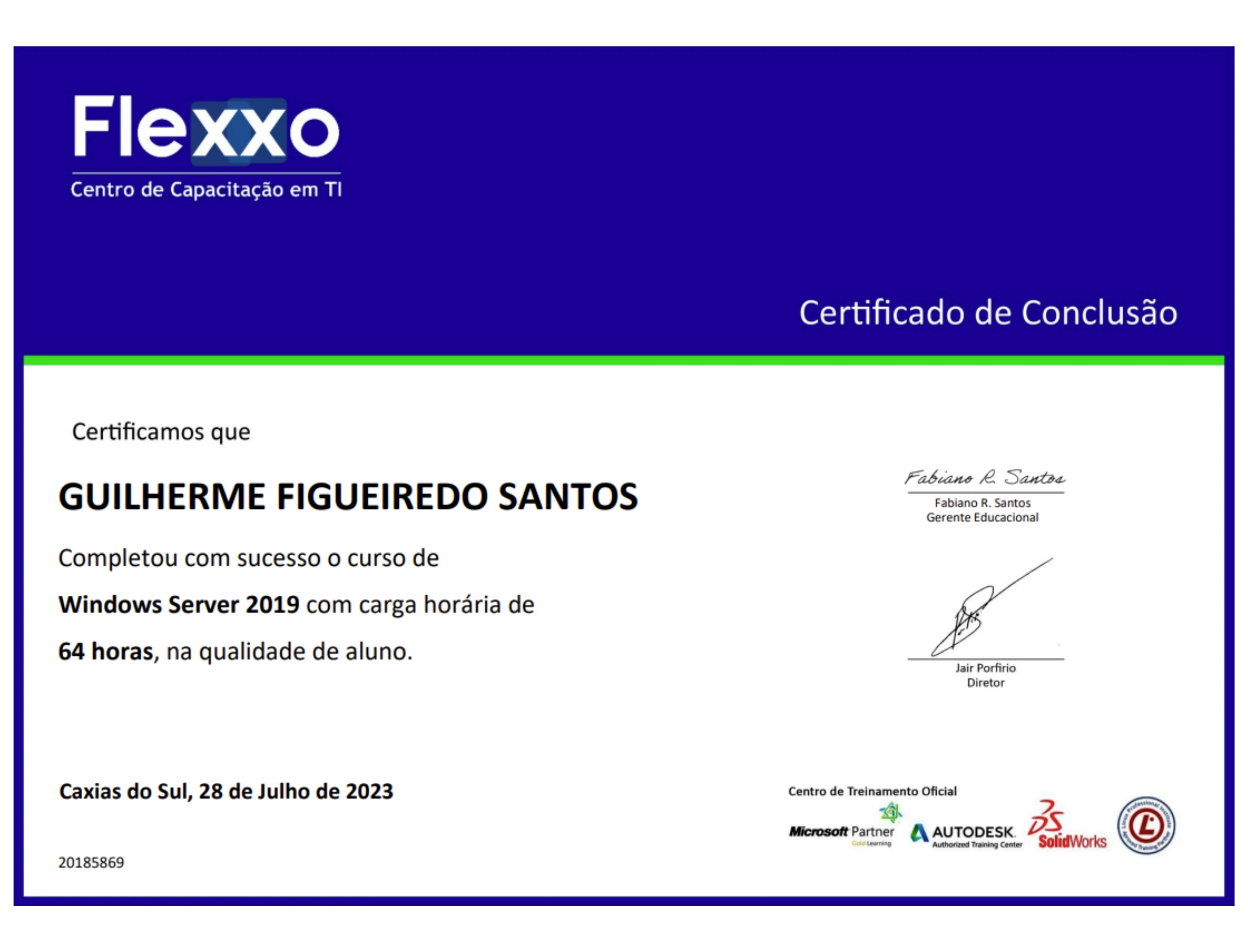 Certificação 1